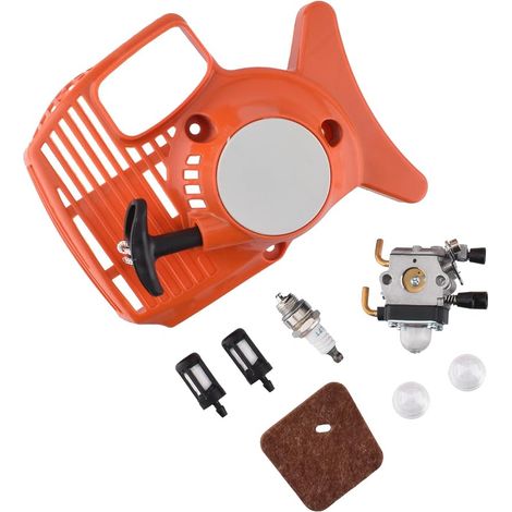 Starter Mit Choke, Luftfilter, Kraftstofffilter Und Zündkerze Für Stihl Fs55 Fs46 Fs45 Fs38 Fc55 Hl45 Km55 Rasentrimmer