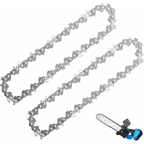 2 Stück Kettensägenketten, Sägekette Für 4 Zoll (4" 1/4-043-28p)