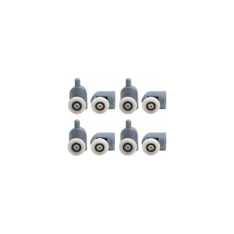 8er-pack Duschabtrennungsrollen, Schiebetür-rollen Für Duschkabinen, Badezimmer-duschtürrollen, 23 Mm
