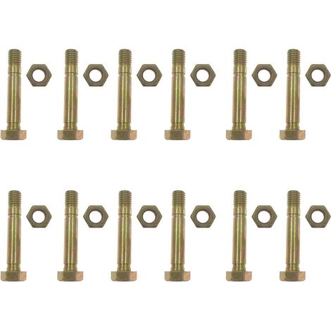 12er-pack Scherstifte Und Muttern Für Rotary 5575, Kompatibel Mit Ariens 52100100, Länge 5,2 Cm
