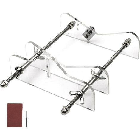 Glasflaschenschneider, Schneidwerkzeug Aus Metall Und Acryl, Ideal Zum Erstellen Von Kunstwerken Auf Glasflaschen Mit Einem Schraubendreher.