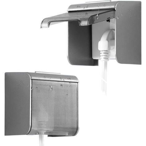Wasserdichte Abdeckung Für Wandschalter, Steckdosenabdeckung Mit 90-grad-design, Schalterabdeckung Für Toilette, Badezimmer, Küche, Balkon (schwarz)