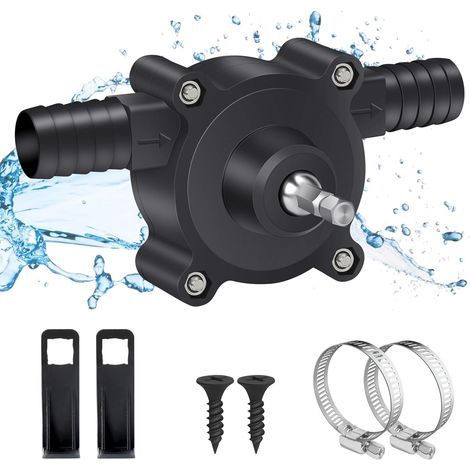 Bohrpumpe, Elektrische Bohrmaschinenpumpe, Tragbare Mini-dieselpumpe Für Flüssigkeiten, Diesel, Öl, Wasser, Manuelle Selbstansaugende Transferpumpe Für Haus, Garten, Kleinen Pool, Brunnen