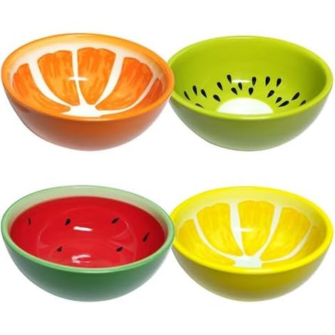 Keramik-frühstücksschale Original, 4er-set Kleine Schalen Für Aperitif Oder Müsli 300ml, Dessert- Oder Eisschale
