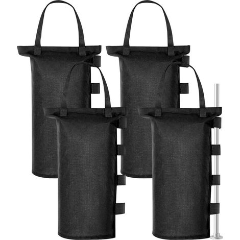 4 Stück Oxford 600d Beschwerungsbeutel, Wasserdicht, Super Tragfähig, Sandsäcke Für Zelte, Falt-pavillons Und Outdoor-aktivitäten (15 X 50 Cm)