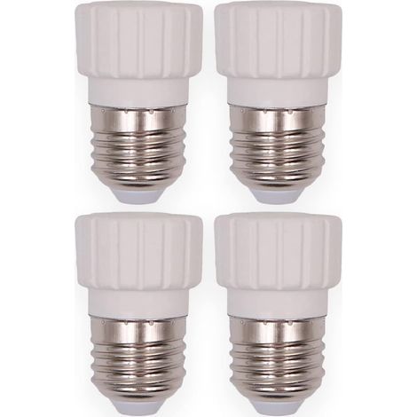4er-pack E27 Auf Gu10 Lampensockel-adapter, Sockelumrüster Für Led-lampen