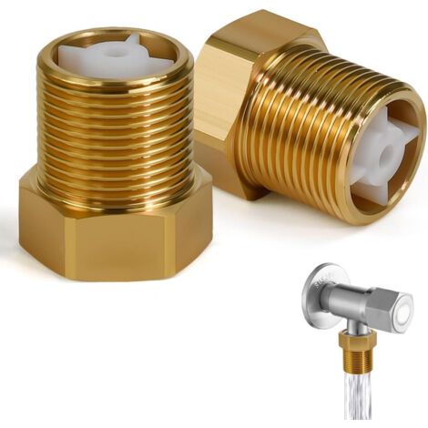 2er-set Rückschlagventile Aus Messing, G3/4"-gewinde, Für Waschmaschinen, Garten- Und Poolpumpen.