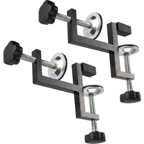 2er-set Y-spannklammern Zur Holzbefestigung, Tischspanner Für Den Heimgebrauch, Aus Aluminium Und Kohlenstoffstahl, Robust Geschweißt, Zum Schneiden, Bohren Und Befestigen