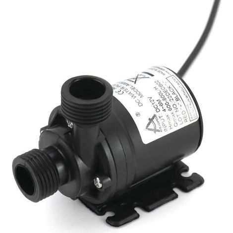 12v Wasserpumpe 800l/h 5m, Bürstenlose Tauchwasserpumpe, Für Die Wasserzirkulation Im Pool, Solarbrunnen, Aquarium, Teich Und Becken