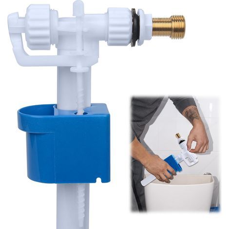 Spülkasten-schwimmer Für Wc-spülung G3/8" Und G1/2", Einstellbarer Spülkasten-ventilmechanismus, Seitlicher Wasseranschluss, Einstellbare Wassermenge