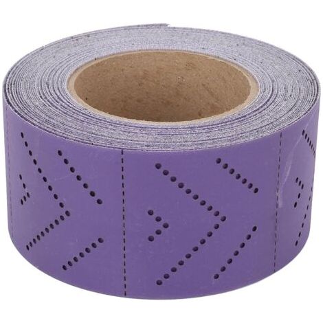 Violettes Keramik-schleifpapierrolle - 70 Mm X 12 M - Zum Schleifen Von Holz, Abbeizen, Autoschleifen, Karosseriereparatur - Korn 120