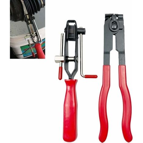 Zange Für Kabelbinder, 2 Zangen Kardangelenk-kabelbinderzange Und Bandspannzange - Liaiki