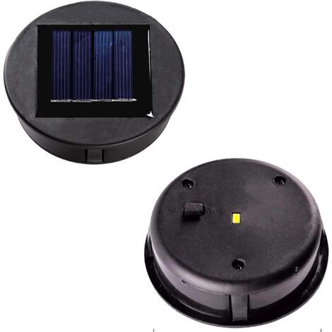 Ersatz-solarlampe Für Laterne, Solarpaneel-abdeckung Mit Led-lampe, Diy-solarlaterne Zur Gartendekoration.