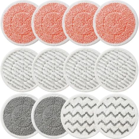 Xkitp7000 – Satz Von 12 Ersatzpads Für Shark Dampfreiniger S7001 S8201 S8001 S7201 S7000 S7000amz S7001tgt Serie – Schrubbpads Für Dampfreiniger Und Alles-in-einem-schrubber, Ersatzteilmodell