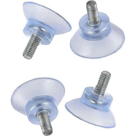 Transparente Pvc-saugnäpfe Für Verglasung – 35 Mm, Tragkraft 14 Kg, 12er-pack, Befestigung Ohne Bohren