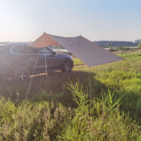 Sonnensegel Seitliche Auto-abdeckung Wasserdicht 3 X 2 M Khaki Für Camping