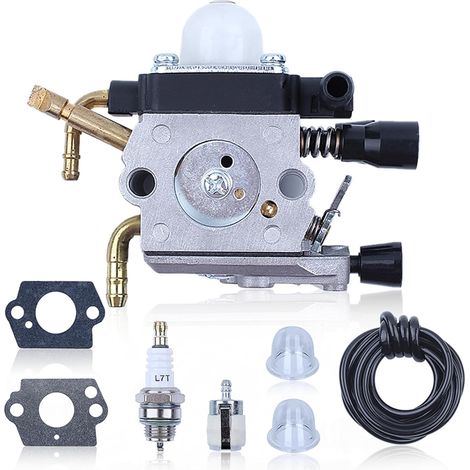Haishine Vergaser Für Stihl Hs81 Hs81r Hs81rc Hs86 Hs86r Hs86t Rasenmäher Heckenschere Ersatz Zama C1q-s225 Mit Zündkerze Ölschlauch Kraftstofffilter 4237 120 0606