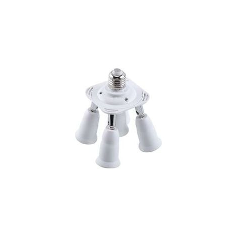 5-in-1 E27 Adapter Für Steckdosenverteiler, Sockeladapter, Verteileradapter Und Fassungsadapter Als Konverterhalterung Für E27 Led-glühbirnen
