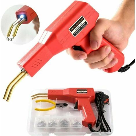 Kunststoff-schweißgerät – Schweißpistole Zur Reparatur Mit Kit Aus 200 Heißen Heftklammern, 50 W, Für Die Reparatur Von Autostoßstangen Und Kunststoffteilen.