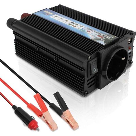 500w 12v Spannungswandler Wechselrichter Ac 220v, Transformator Mit Zigarettenanzünder-steckdose