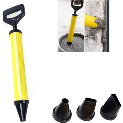 Kartuschenpistole Pointer, Fugenpistole Für Mörtel Und Fugenmörtel Mit Mörtelpumpe Und 4 Düsen