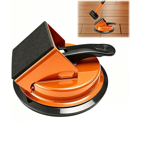 Hochleistungs-bodenfugen-reparaturwerkzeug, 45° Schlagfläche, Aus Eisen Gefertigt Und Mit Verstärktem Saugnapf Für Die Reparatur Von Laminat- Und Vinylböden.