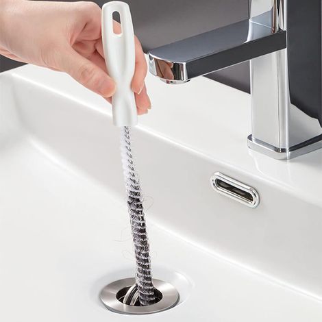 2er-set Rohrreinigungsbürsten, Flexible 45 Cm Bürste Zum Entstopfen Von Rohren Und Abflüssen In Spüle, Badezimmer Und Küche (2 Stück)