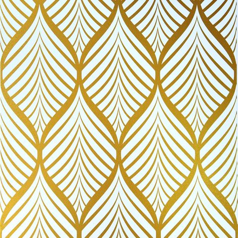Moderne Minimalistische Gelb-weiße Geometrische Tapete, Selbstklebende Wasserdichte Vinylfolie Für Bad, Wohnzimmer, Schlafzimmer Und Küche, 44,5x600cm