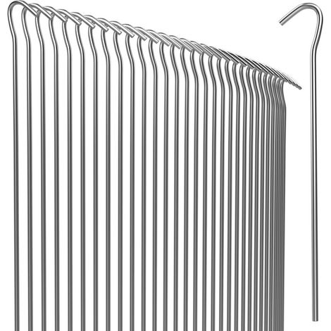 Zeltbefestigungshaken - Stahl Ø4,6mm - Sardinen-erdnägel Für Zelt Und Garten, 50 Stück