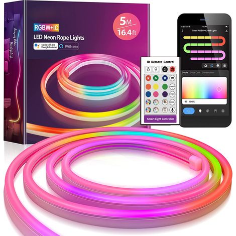 Niederspannungs-neonlichtleiste 12v - 3 Meter - Intelligente Wifi-lichtleiste
