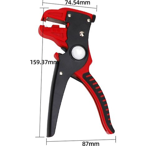 Automatische Abisolierzange Mit Entenschnabel, Rot-schwarz