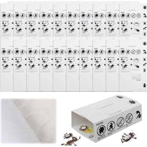 Starke Kakerlakenfallen, 20 Stück Kakerlakenfalle, Kakerlakenfallen, Anti-kakerlaken, Anti-spinnen-produkt, Für Garten, Haus, Küche, Badezimmer, Büro