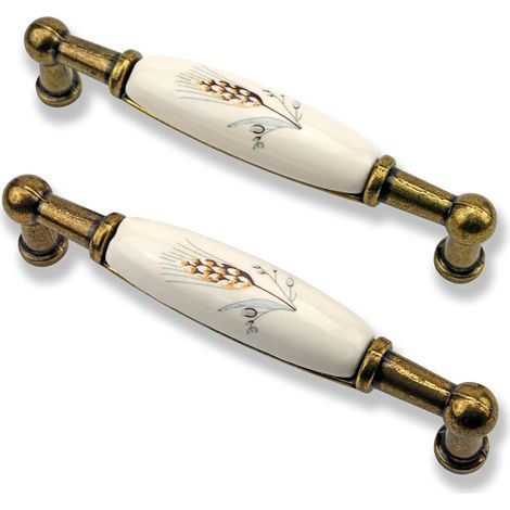 2er-pack Möbegriffe – Griffe Für Küchenschränke, Möbelgriffe, Kommodengriffe, Schrankgriffe, Küchengriffe, Schubladengriffe – Farbe: Gold, Länge: 96 Mm