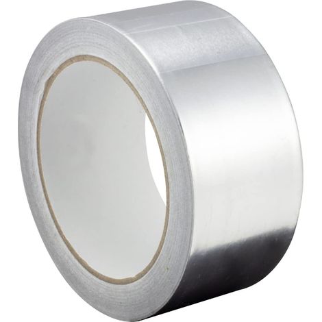 Silbernes Aluminium-klebeband, 5 Cm Breit X 10 M Lang, Feuerfest, Hitzebeständig Und Wasserdicht.