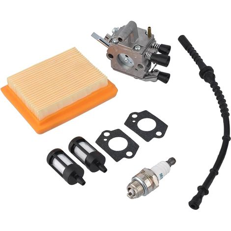 Vergaser-kit Mit Dichtung, Luftfilter, Kraftstoffschlauch Passend Für Stihl Fs350 Fs300 Fs250 Fs120 Fs200 R Fs020 Fs202 Freischneider