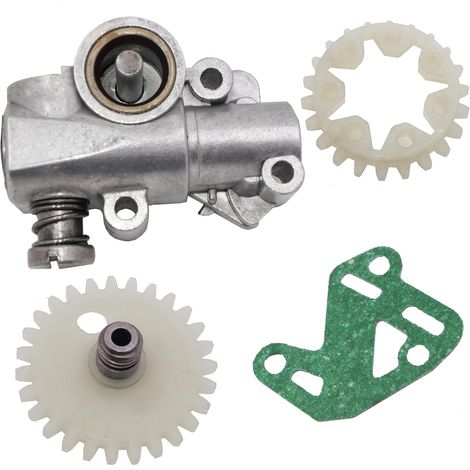 Hippotech Rechtes Schneckenrad-getriebe Für Ölpumpe Mit Dichtungen, Passend Für Stihl Ms380 Ms381 038 038av Super Magnum