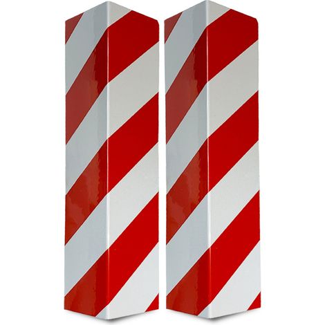Stoßfester Schaum, Rot-weiß, 40 Cm Lang, 2 Reflektierende Streifen, Warnaufkleber