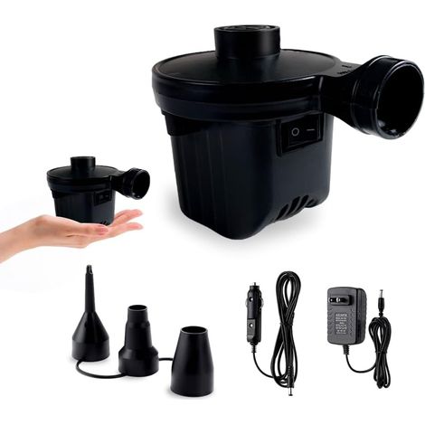 Elektrische Luftpumpe, Tragbare Schnellfüll-luftpumpe, Aufblasbare Matratzenpumpe, Für Aufblasbare Boote, Luftmatratzen, Schwimmringe