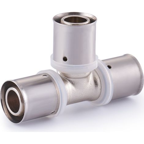 Mehrschicht-pressfitting, T-stück, Gleiches Profil, Ø20