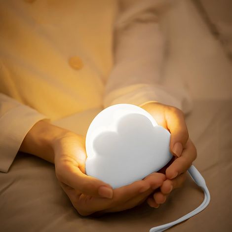 Led-wolken-nachtlicht, Wiederaufladbare Baby-schlafzimmerlampe Zum Stillen, Reisebeleuchtung, Dekorationslicht Für Kinderzimmer, Geschenk Für Mädchen Und Jungen