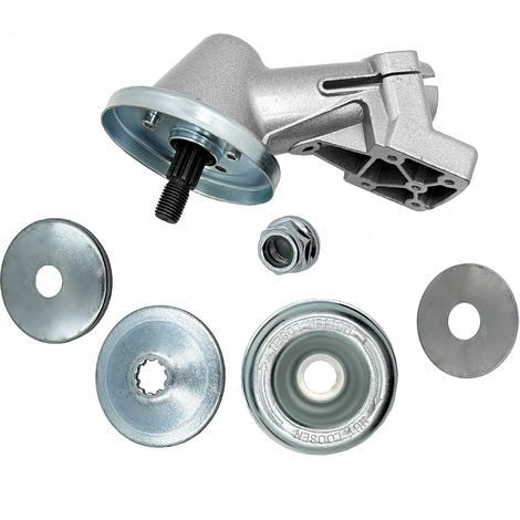 Hippotech Getriebekopf-set Mit Schneidrad Und Kontermutter Für Stihl Freischneider Fs300 Fs310 Fs350 Fs400 Fs450 Fs480