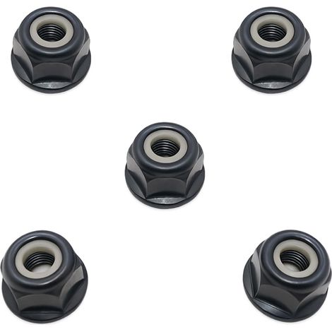 Hippotech 5er-pack Schraubenmuttern Für Messerklingen Mit Linksgewinde 10 Mm X 1,0 Für Stihl Fs44 Fs55 Fs80 Km Fs75 Fs83 Fs85 Fs90 Fs100 Fs120 Fs130 200 Fs250 4126 642 7600