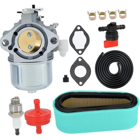 699831 694941 Luftfilter- Und Vergaserkit Kompatibel Für Briggs & Stratton 283702 283707 284702 284707 284777 286702 286707 289702 289707 28d702 28d707 28m706 Rasenmäher Mit Motor