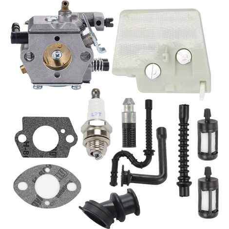 Hippotech Vergaser Wt-194 Mit Luftfilter, Ersatz Für Stihl 024 026 Ms240 Ms260 024av 024s, Ersetzt Walbro Wt-194-1 Wt-22 Kettensägenvergaser, Ersetzt 11211200611