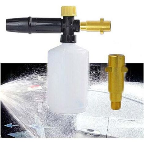 Kärcher Schaumkanone, 1/4'' 600 Ml Hochdruckreiniger-düse Verstellbar Geeignet Für Karcher K-serie, Autowäsche, Tierpflege, Haushaltsreinigung
