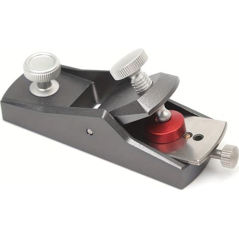 Silberfarbener Holzhobel 1 Flacher Aluminiumlegierungs-holzhobel Diy-schreinerwerkzeug Handhobel Untere Kante