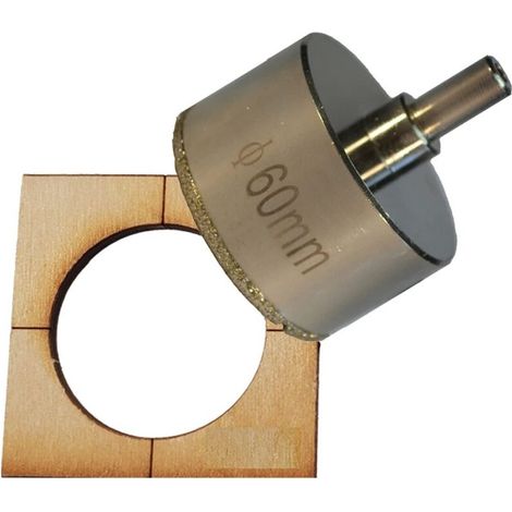 6,5 Cm Diamant-bohrkrone Für Porzellanfliesen Und Keramikfliesen, Spülenablauf Und Granitarbeitsplatte, 6,5 Cm Bohrkrone Für Duschinstallation, 6,5 Cm Glasbohrkrone