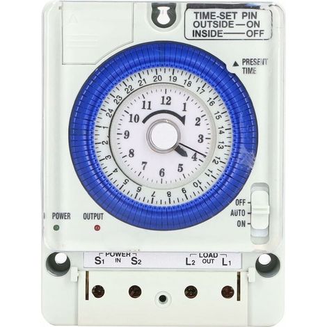 Programmierbare Zeitschaltuhr, Mechanischer Timer, 24-stunden-zeitrelais Zur Montage Auf Standardmäßiger Din-schiene, Programmierbar, Tb35n
