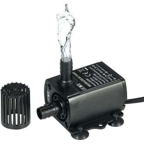 Dc 12v 400 L/h Mini-umwälzpumpe Für Kaltes Wasser, Bürstenloser Solarmotor, Extrem Leise