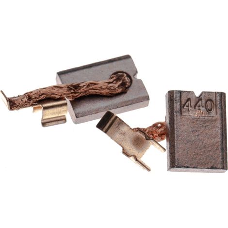 Vhbw 2x Kohlebürsten Für Elektromotor 3 X 10 X 13,4mm Kompatibel Mit Makita Ddf458, Dfr550, Dfs451, Dhp446, Dhp448, Dhp451 Elektrowerkzeug